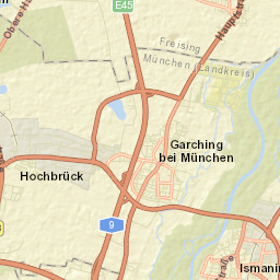 Garching bei München Street Map
