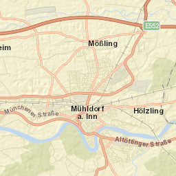 Mühldorf Street Map