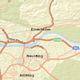 Neuötting Street Map