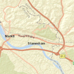 Marktl Street Map