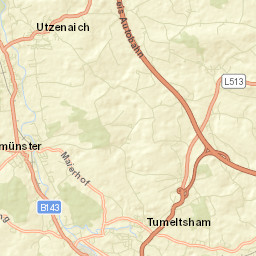 Utzenaich Street Map