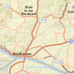 Ried in der Riedmark Street Map