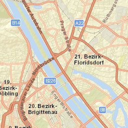 Floridsdorf Street Map
