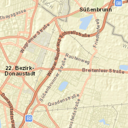 Donaustadt Street Map