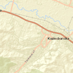 Kazincbarcika Street Map