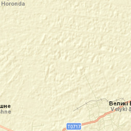 Velyki Berehy Street Map
