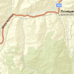 Lazeshchyna Street Map