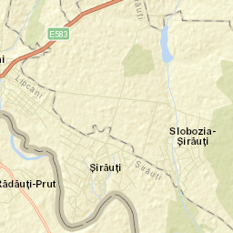 Comuna Rãdãuţi-Prut Street Map