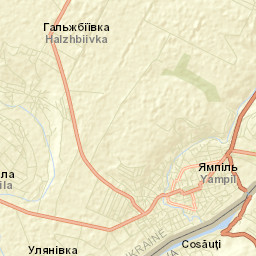 Yampil’ Street Map