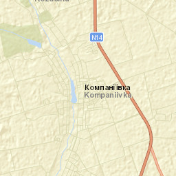 Kompaniyivka Street Map