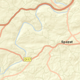 Spézet Street Map