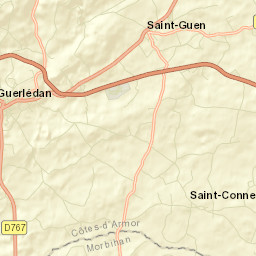 Mûr-de-Bretagne Street Map
