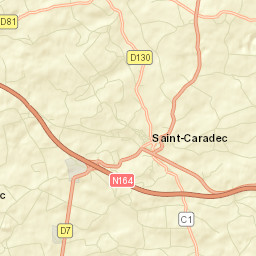 Saint-Caradec Street Map