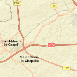 Saint-Méen-le-Grand Street Map