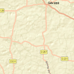 Gévezé Street Map