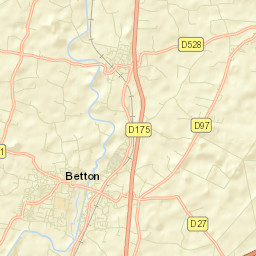 Chevaigné Street Map