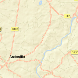 Andouillé Street Map