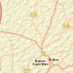 Ballon Street Map