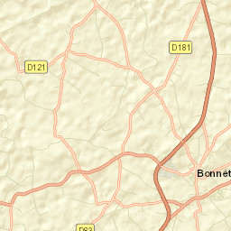 Bonnétable Street Map