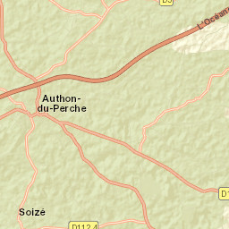 Authon-du-Perche Street Map