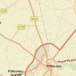 Pithiviers Street Map