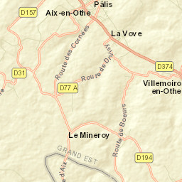Aix-en-Othe Street Map