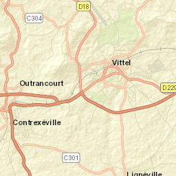 Vittel Street Map