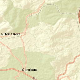 Corcieux Street Map