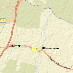 Guémar Street Map