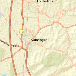 Kenzingen Street Map