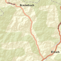 Elzach Street Map