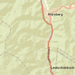 Hornberg Street Map