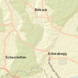 Scherstetten Street Map