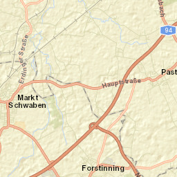 Pastetten Street Map