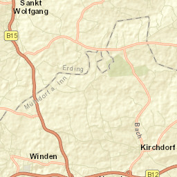 Sankt Wolfgang Street Map