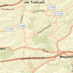 Meggenhofen Street Map