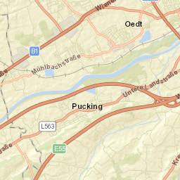 Pucking Street Map