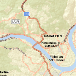 Ybbs an der Donau Street Map