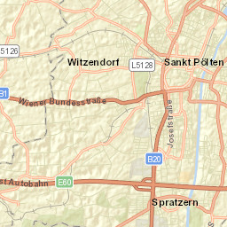 Spratzern Street Map