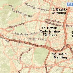 Ottakring Street Map