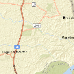 Engelhartstetten Street Map