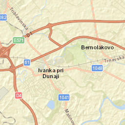 Ivanka pri Dunaji Street Map