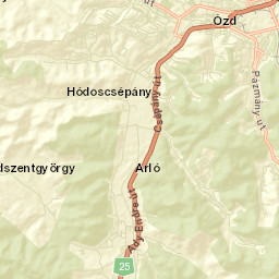 Arló Street Map