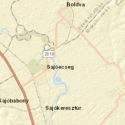 Boldva Street Map