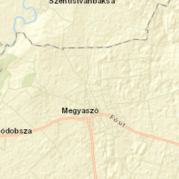 Megyaszó Street Map
