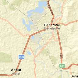 Berehivs’ka Mis’krada Street Map