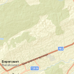Berehomet Street Map