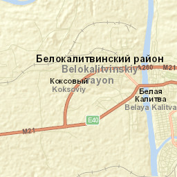 Belaya Kalitva Street Map