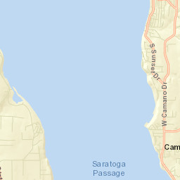 Camano Street Map