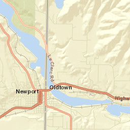 Newport Street Map